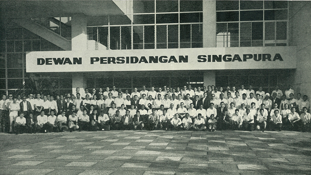 The participants of the historic Trade Union Seminar on “Modernization of the Labour Movement”, 1969.
