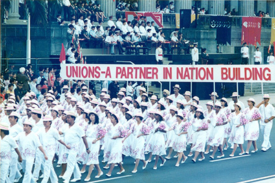 NTUC Marching Contingent, National Day. 